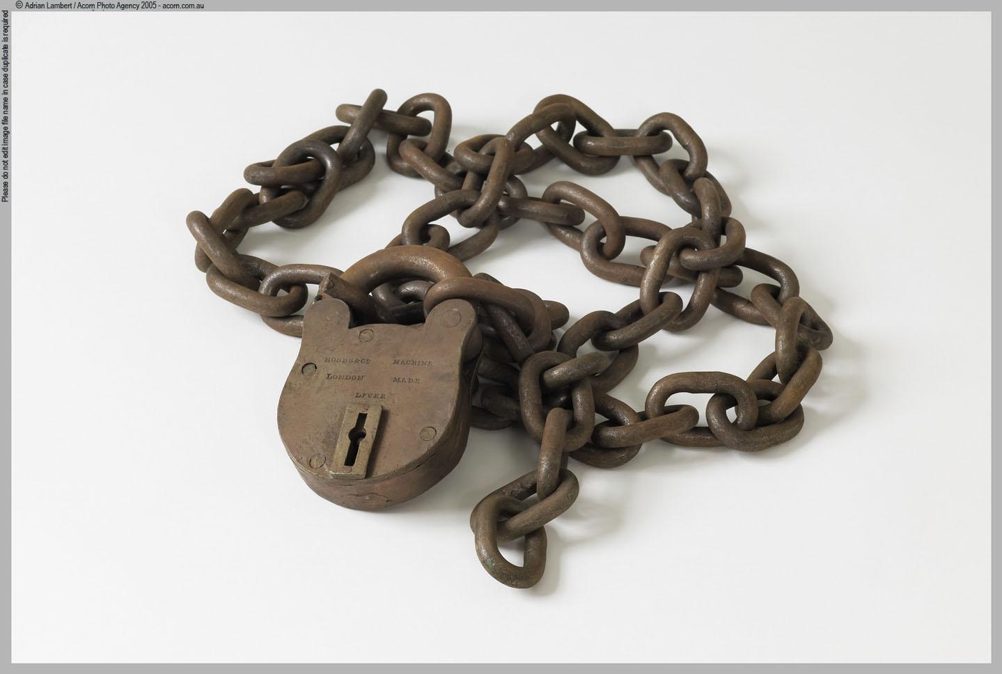 Chain and padlock
