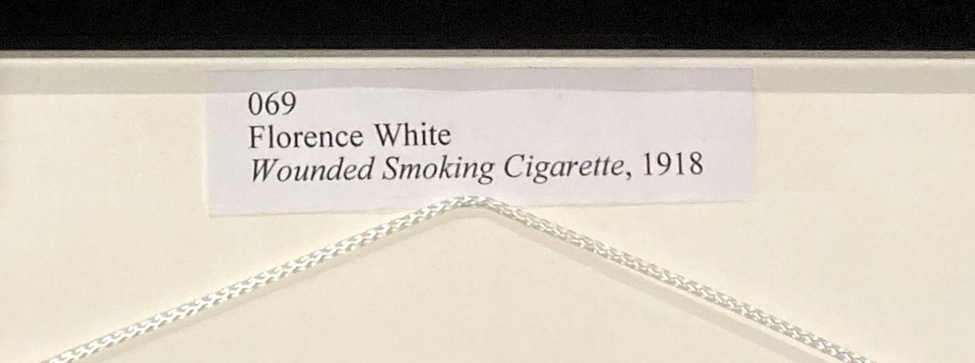 Close up of title