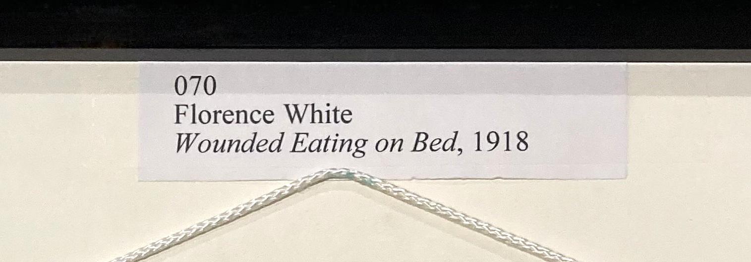 Close up of title