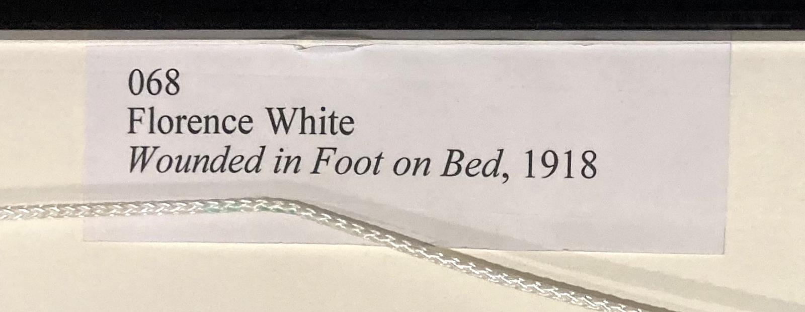 Close up of title