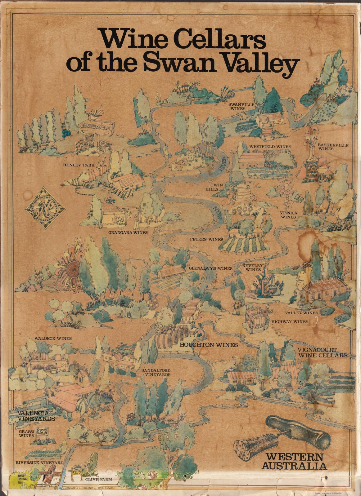 Wine Cellars of the Swan Valley poster