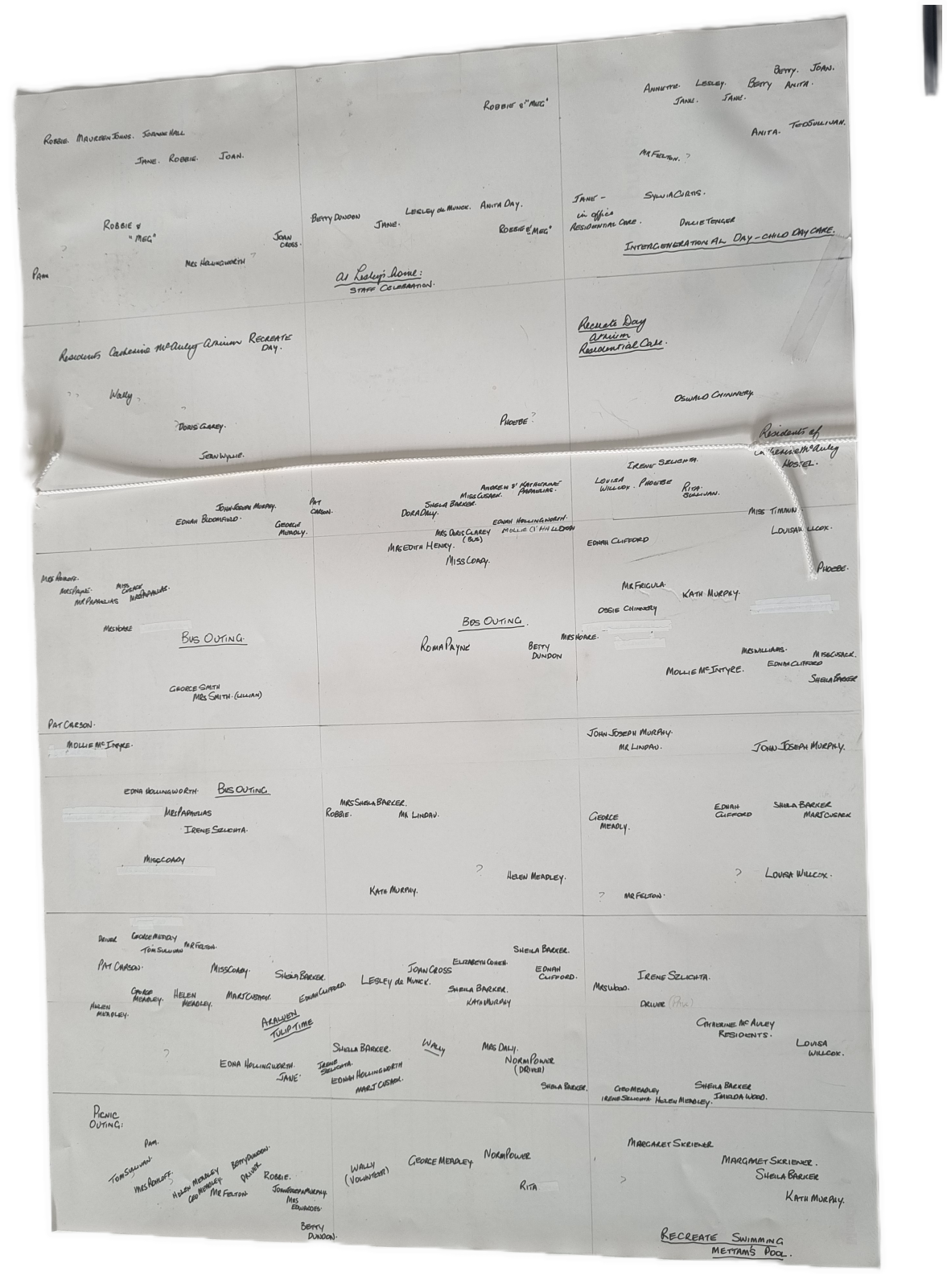 25-208 Catherine McAuley Community Outreach photo collage back side zoomed-in image without background.