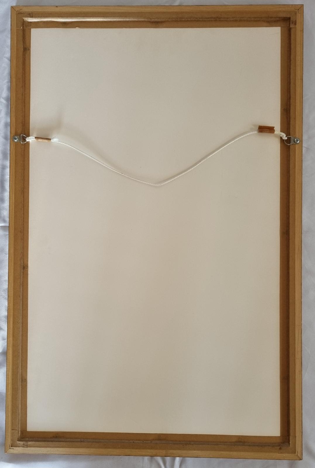 25-211.3 Tall Photo Display Frame back-side image with background.