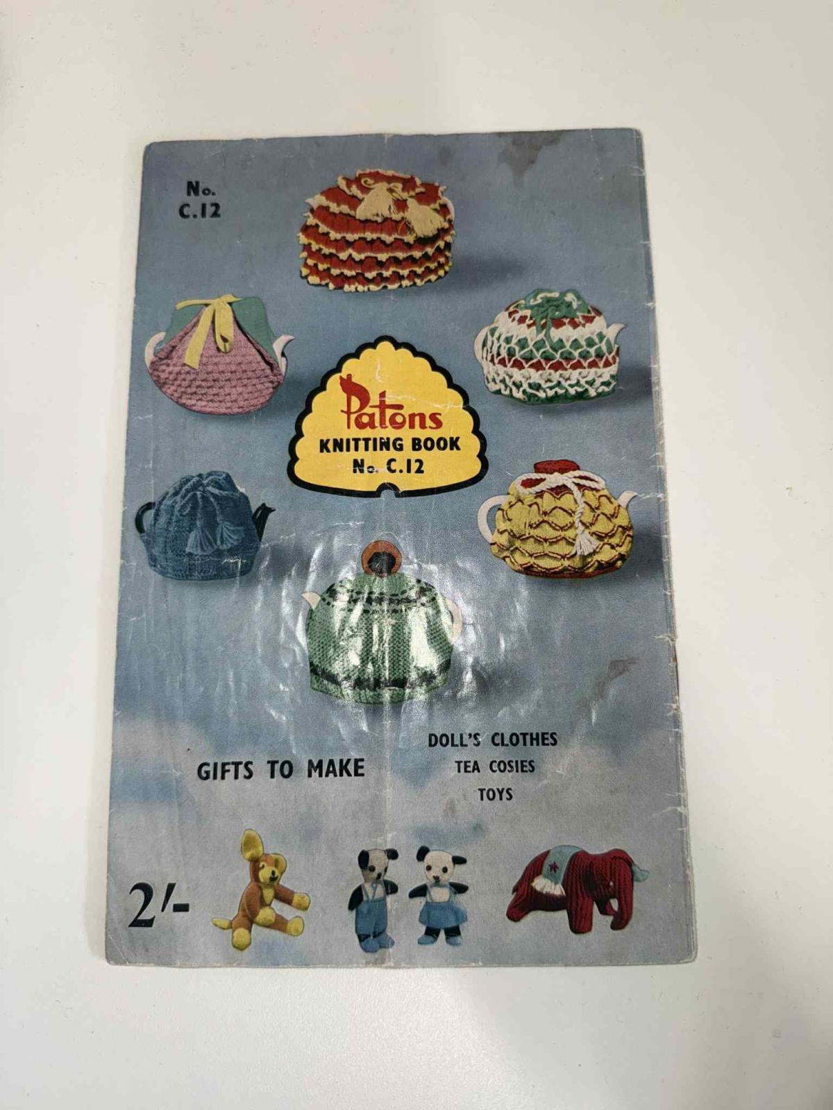 Back Cover - Patons Knitting Book No. C. 12