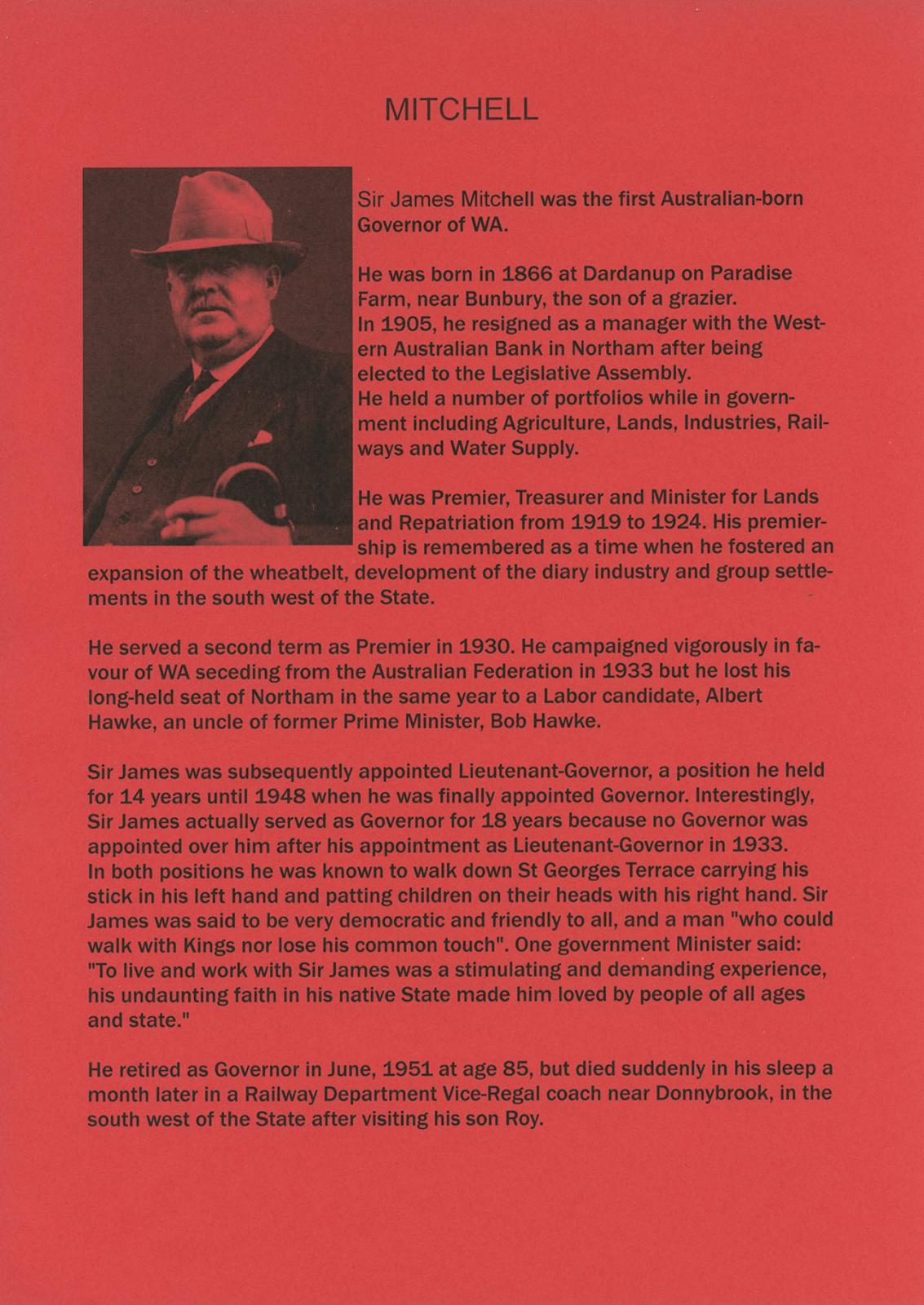 Mitchell House Poster