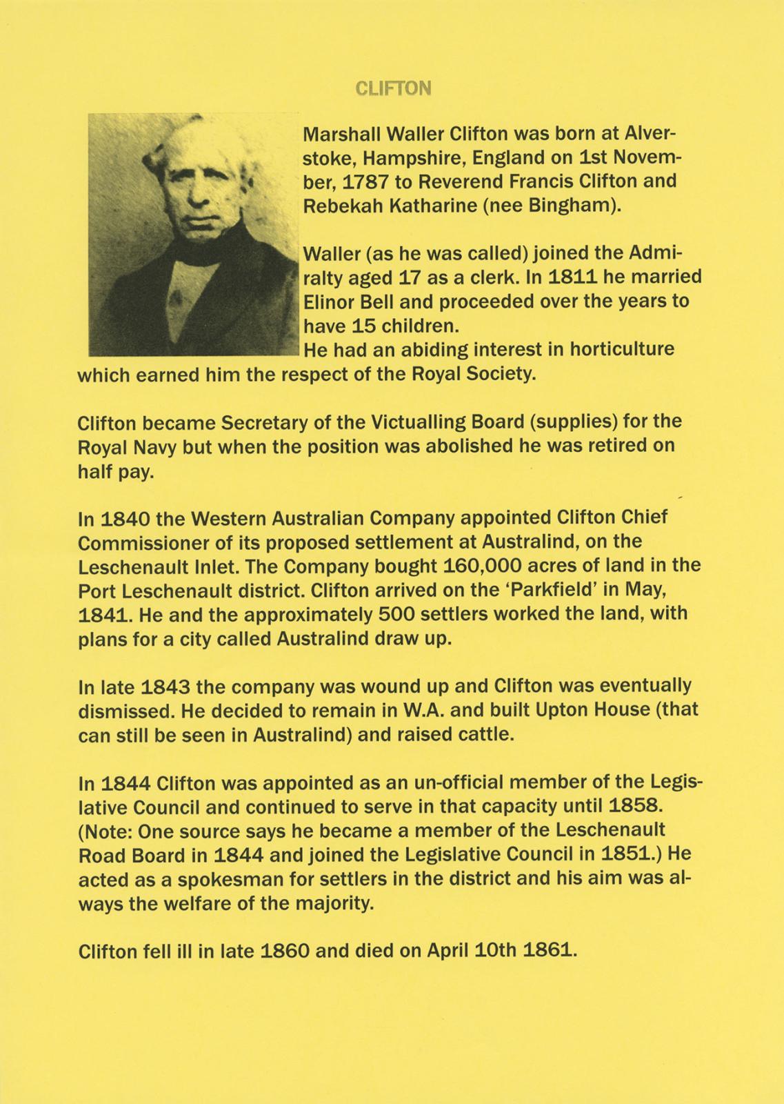 Clifton House Poster