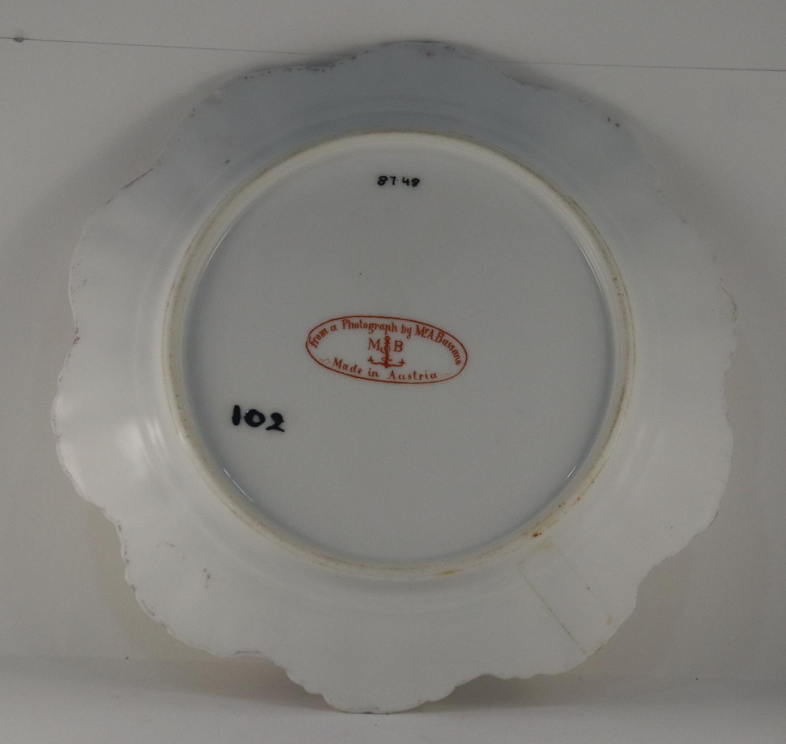 Back of Commemoration of Sixty Years Reign of Queen Victoria plate