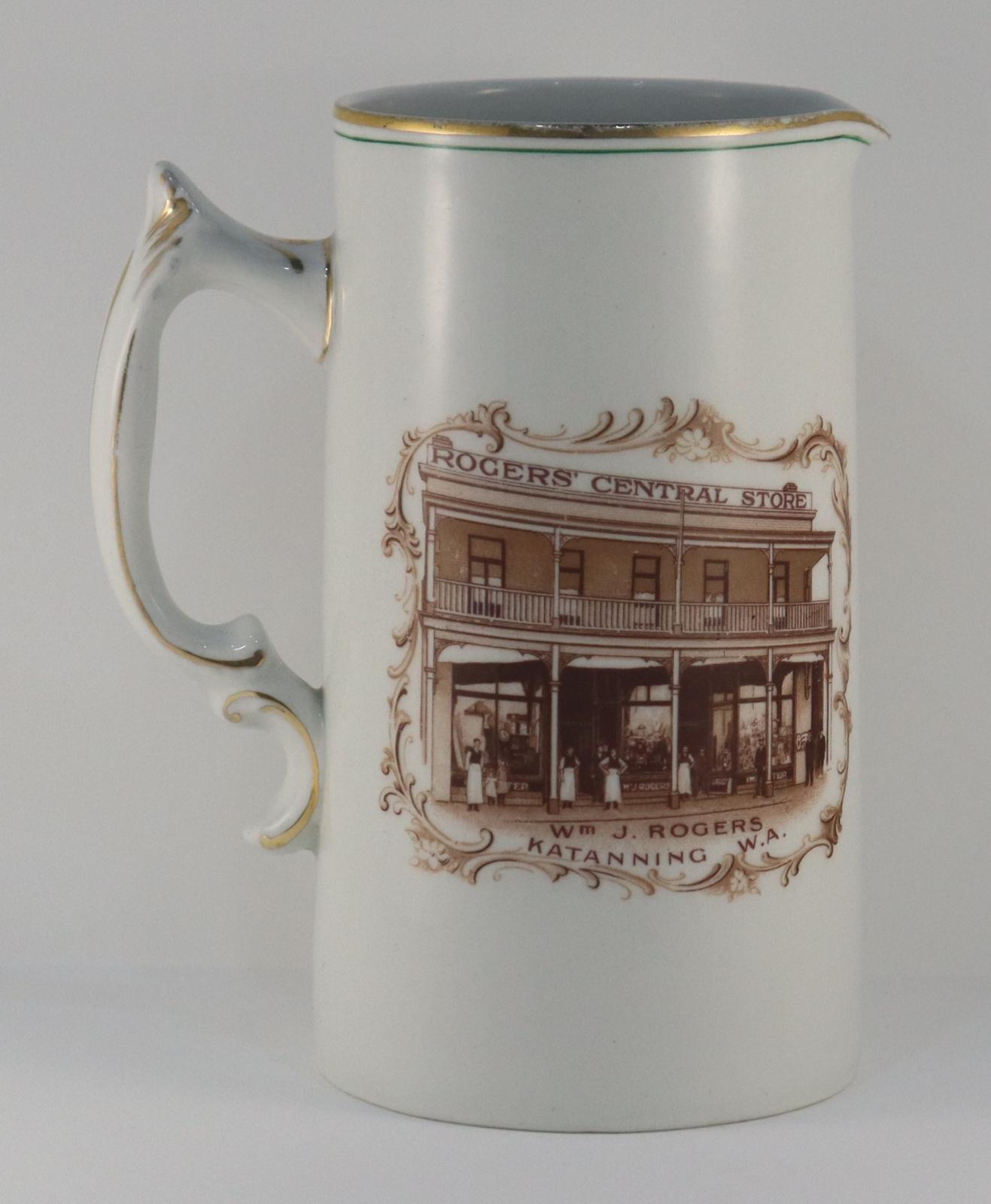 Back of Commemorative Coronation Jug