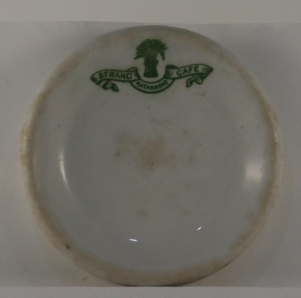 Butter dish for The Strand Cafe