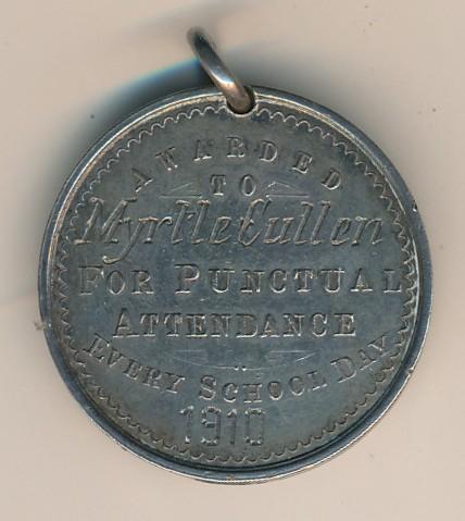 Back of Education Department Medallion