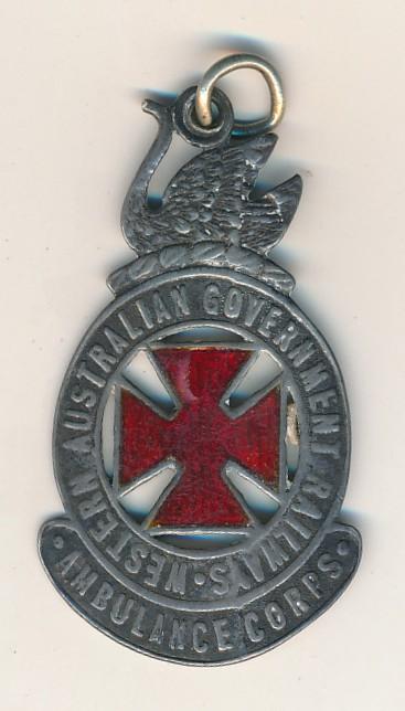 Western Australian Railway Ambulance Corp Medal