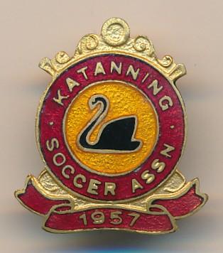 Katanning Soccer Assn 1957 Badge