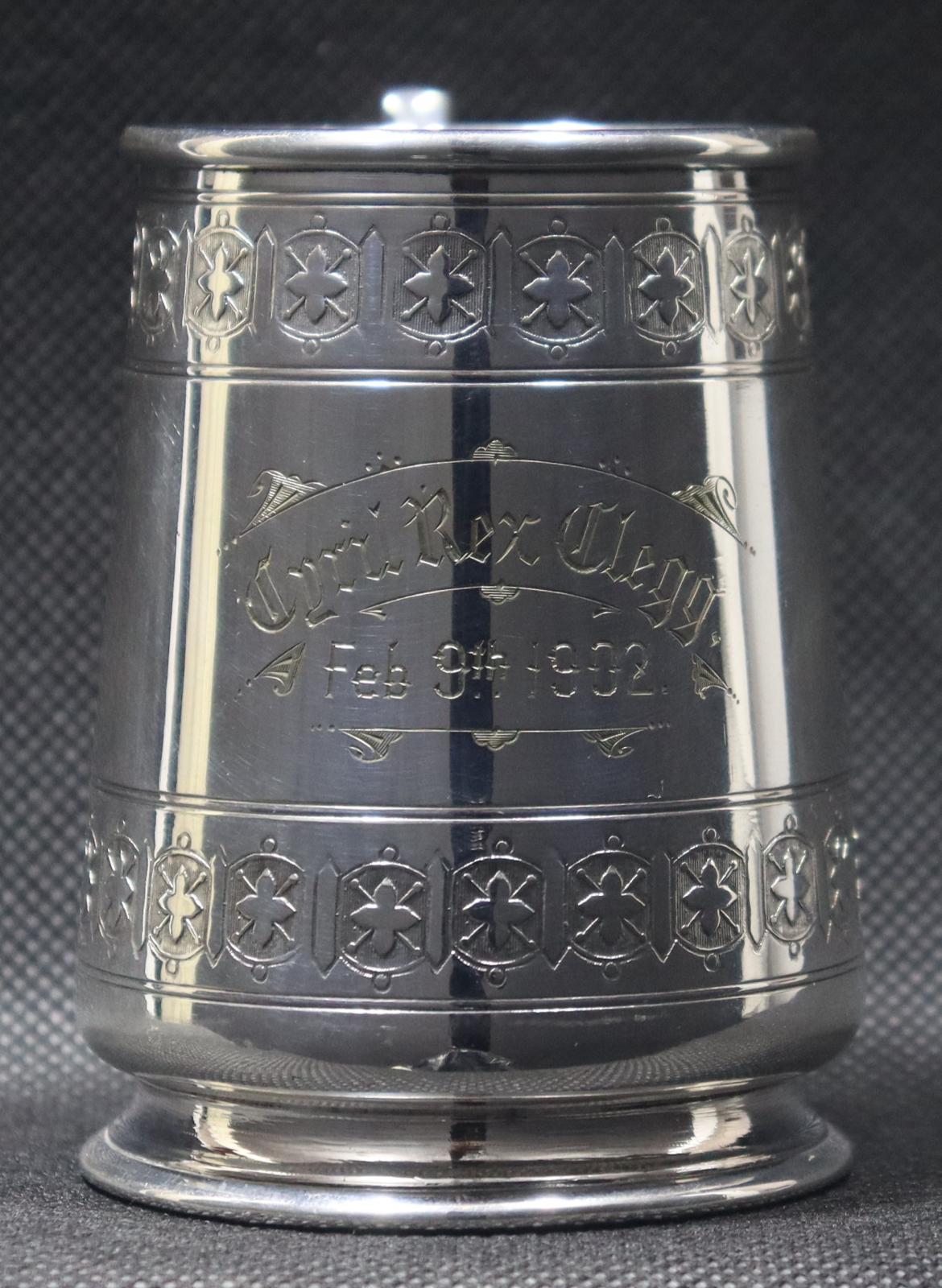 Front view of Christening Mug