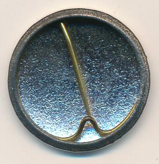 Back of Silver Chain Flower Day Badge