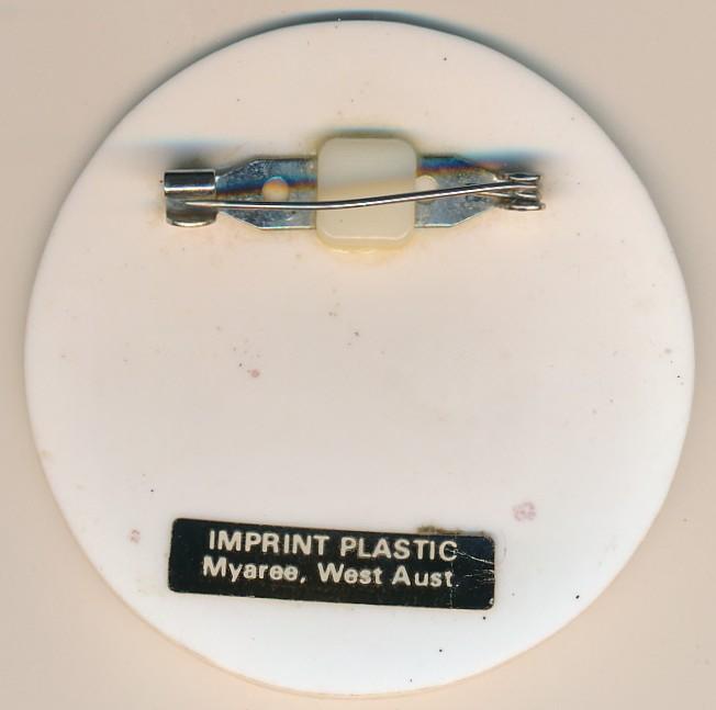 Back of International Federation of Business & Professional Women Badge