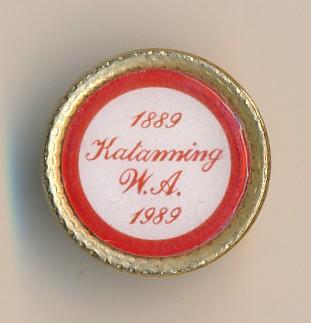 W.A. Centenary Badge