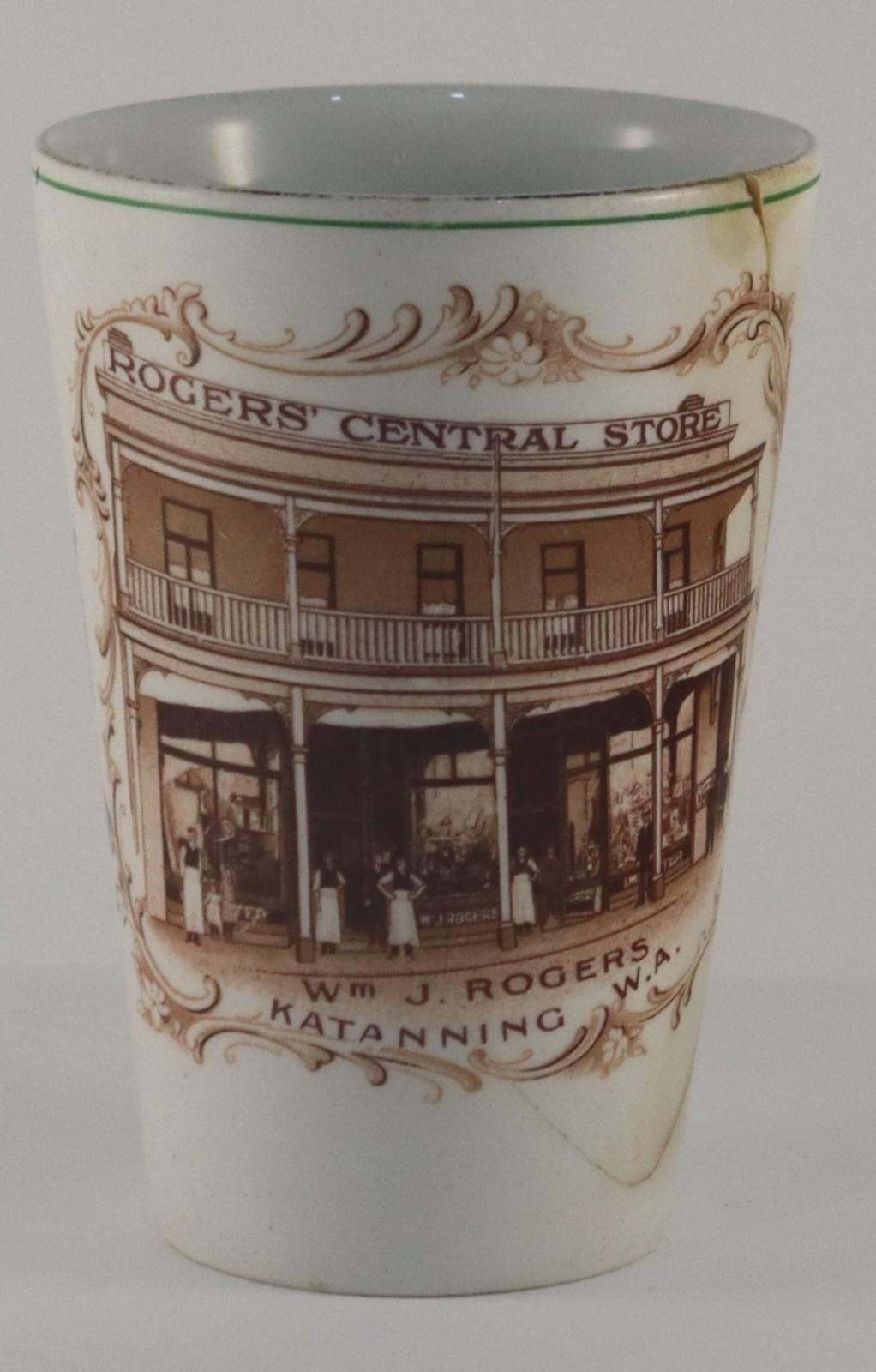 Back of Commemorative Coronation Mug