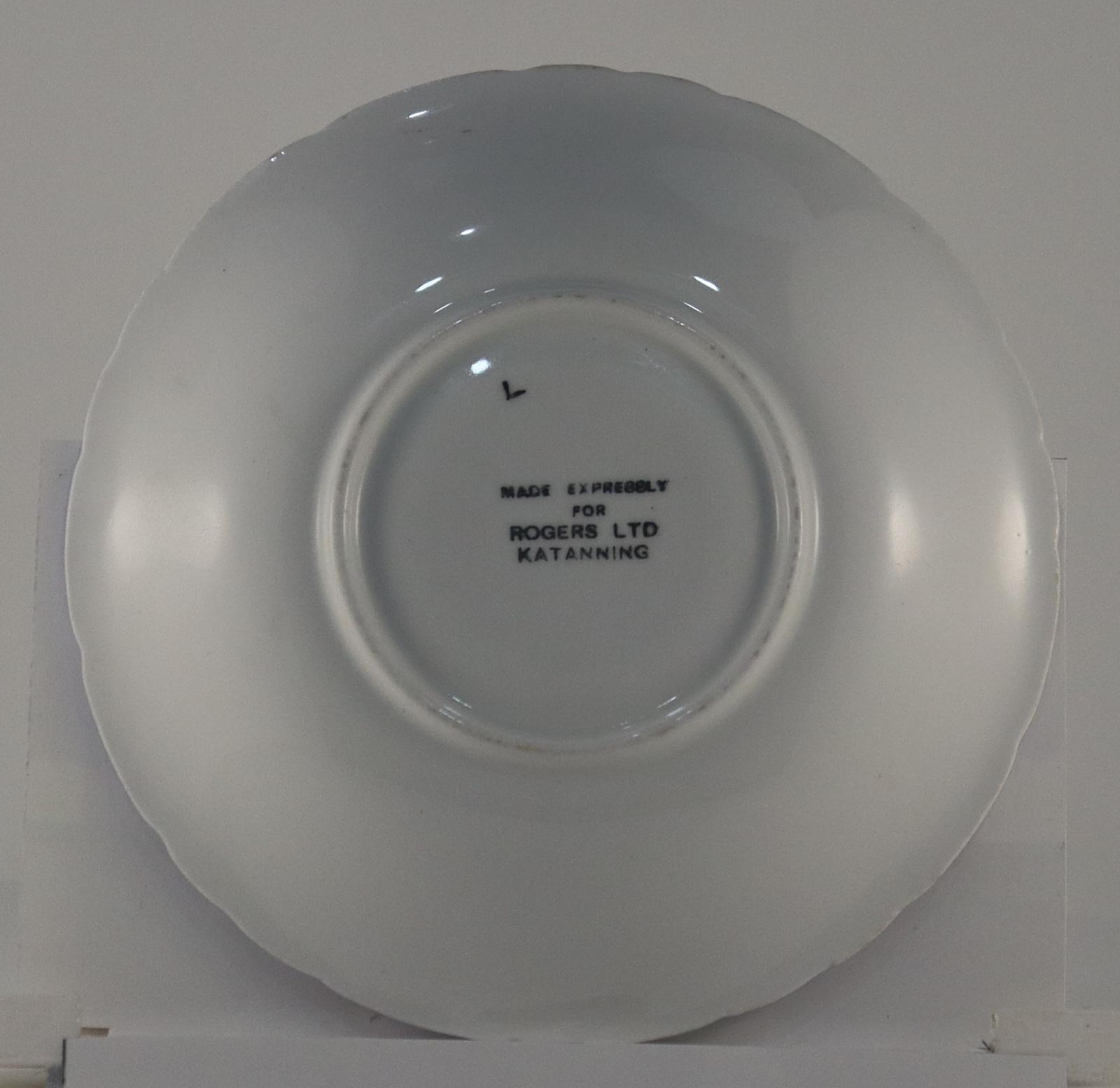 Back of Commemorative Coronation Saucer 