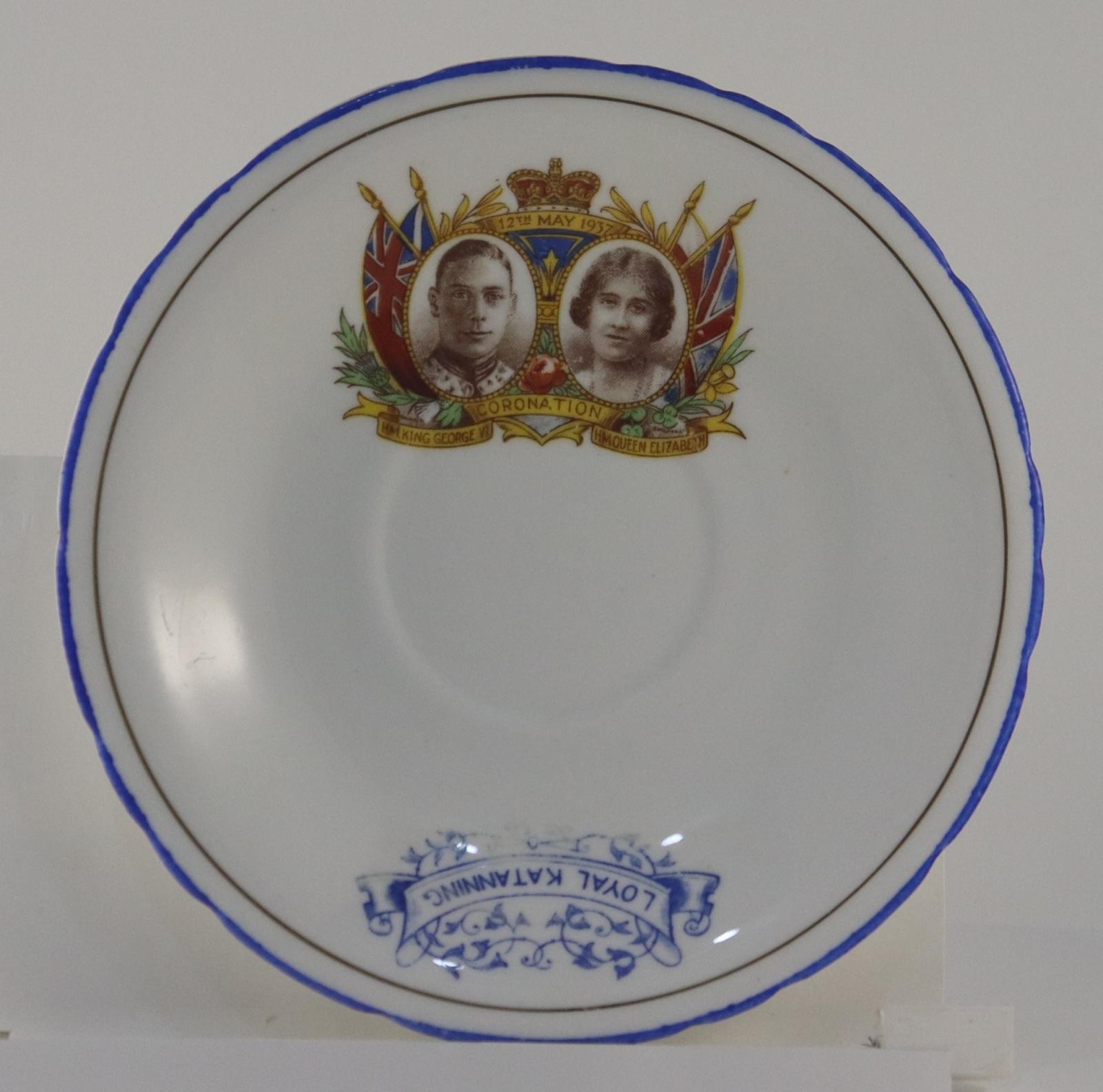 Commemorative Coronation Saucer 