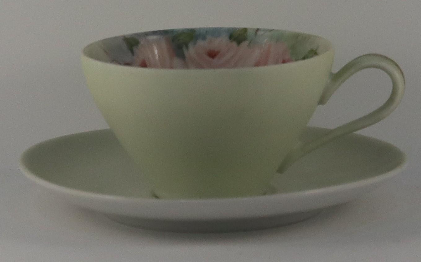 Side view of Cup and Saucer