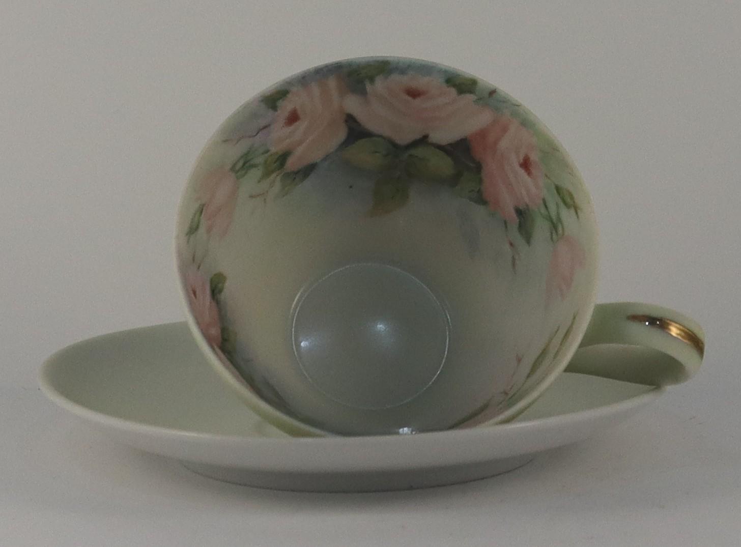 Side view of Cup and Saucer