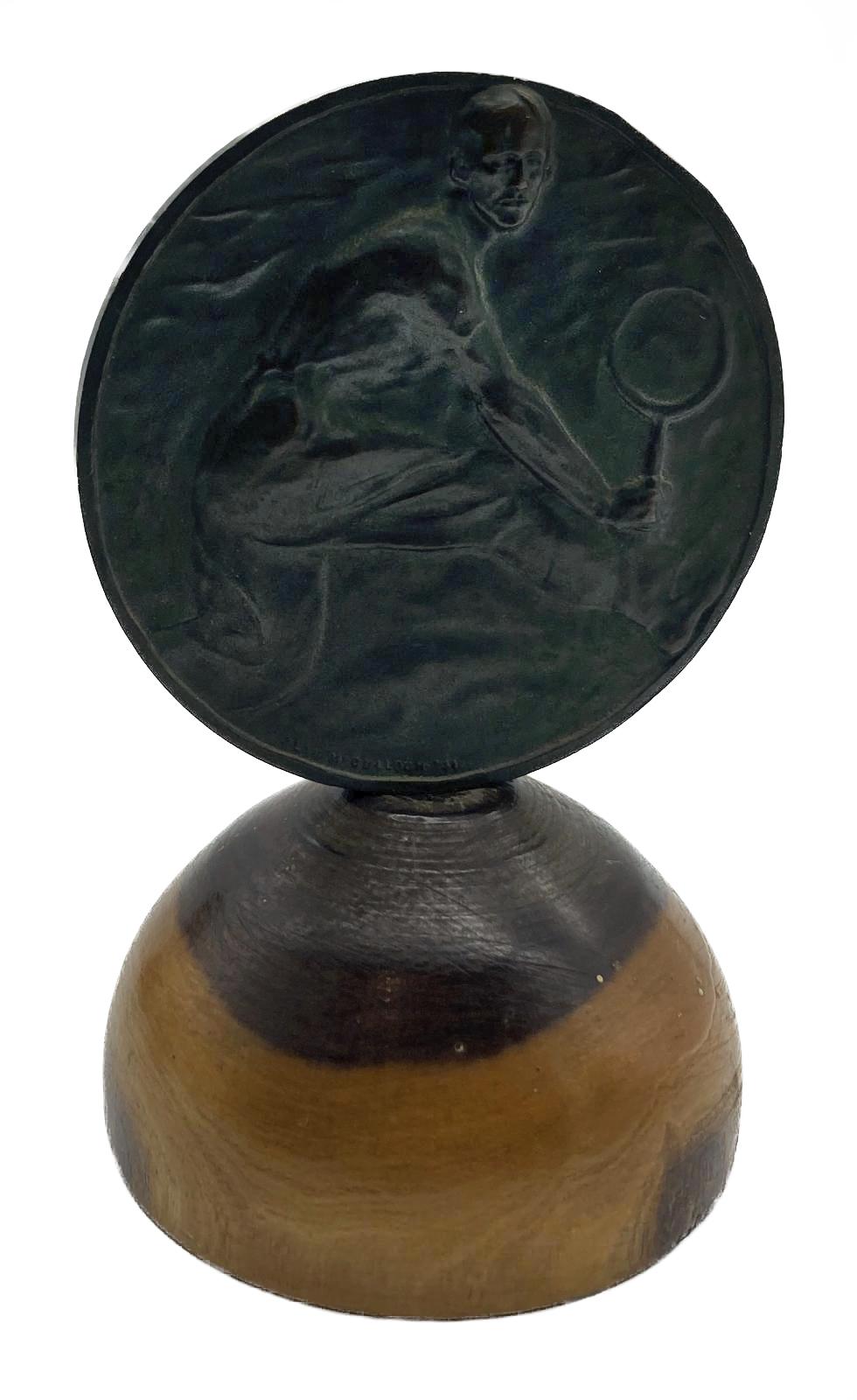 Victorian Golf Association War Medallion from angle