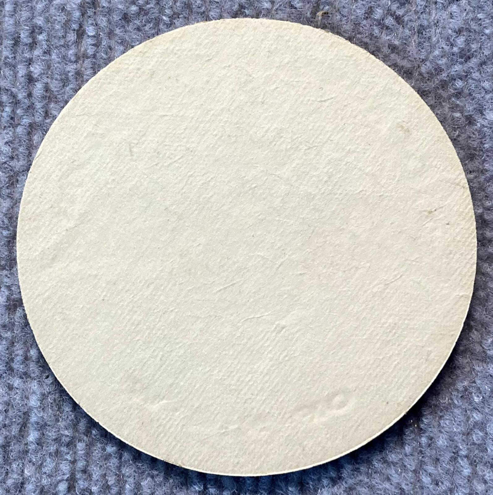 Reverse of The Royal Aero Club of New South Wales drink coaster