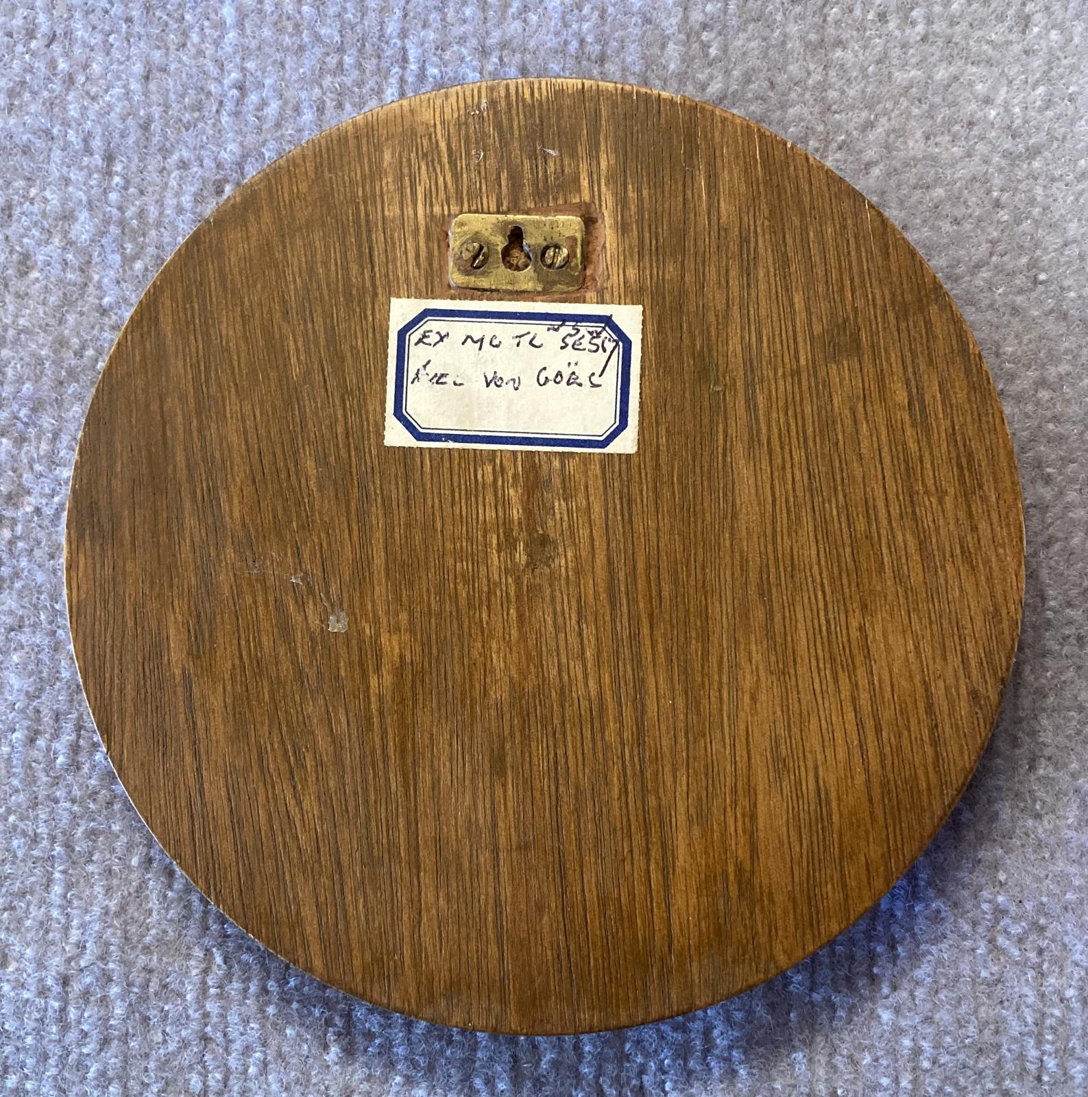 Reverse of Royal Aero Club of N.S.W. car badge