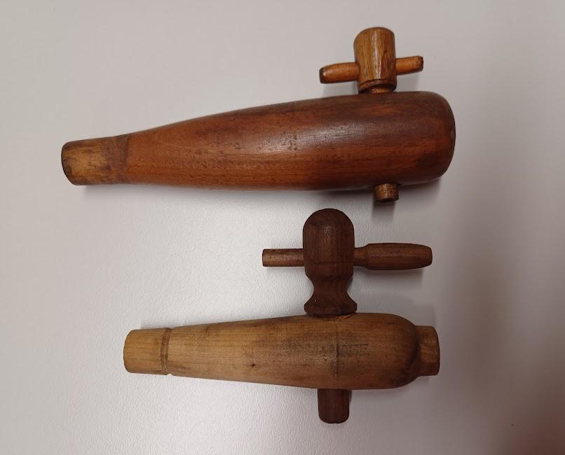 wooden barrel taps