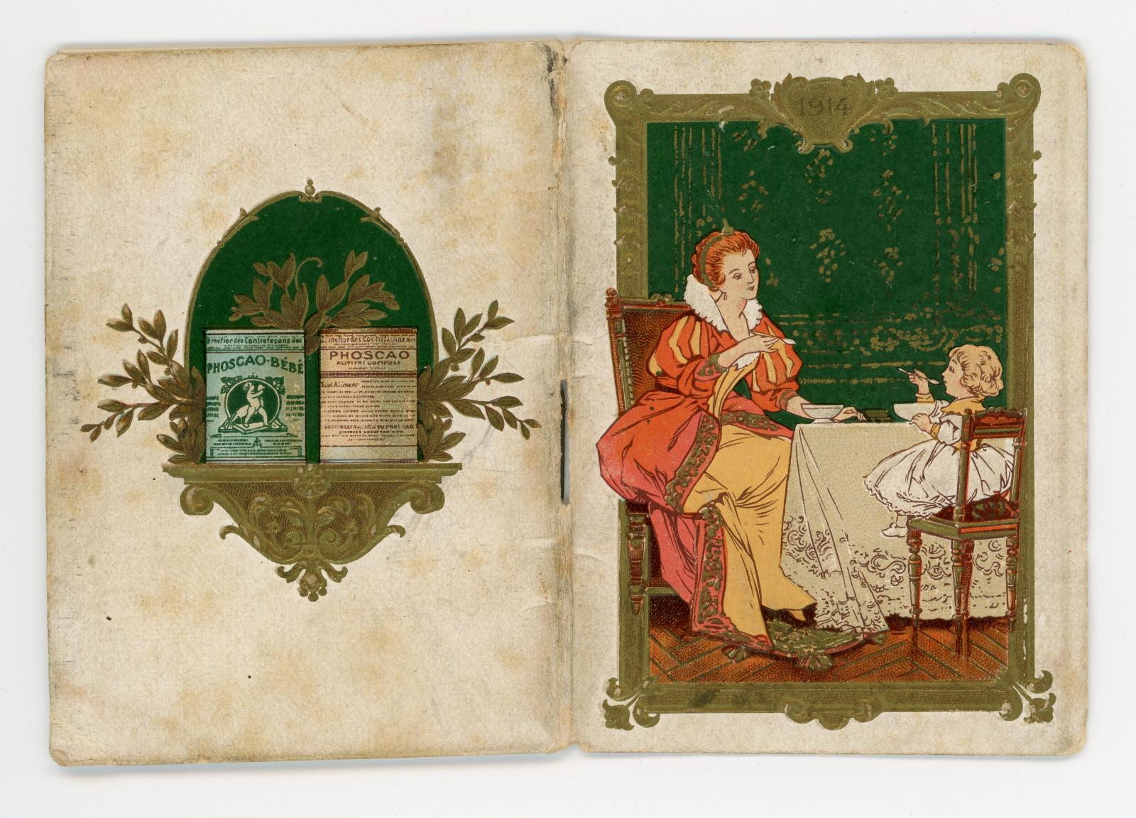 First World War French Souvenir Booklet collected by Pte. Edward Charles MOUCHEMORE 6351