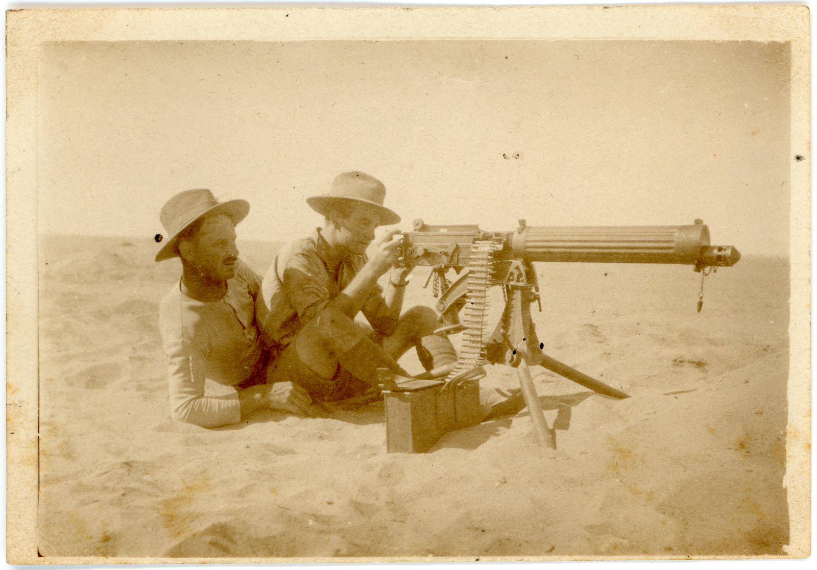 Cpl. T. L.  LIDDELOW 2472 and Cpl. A. R. SUTHERLAND 3013 - front