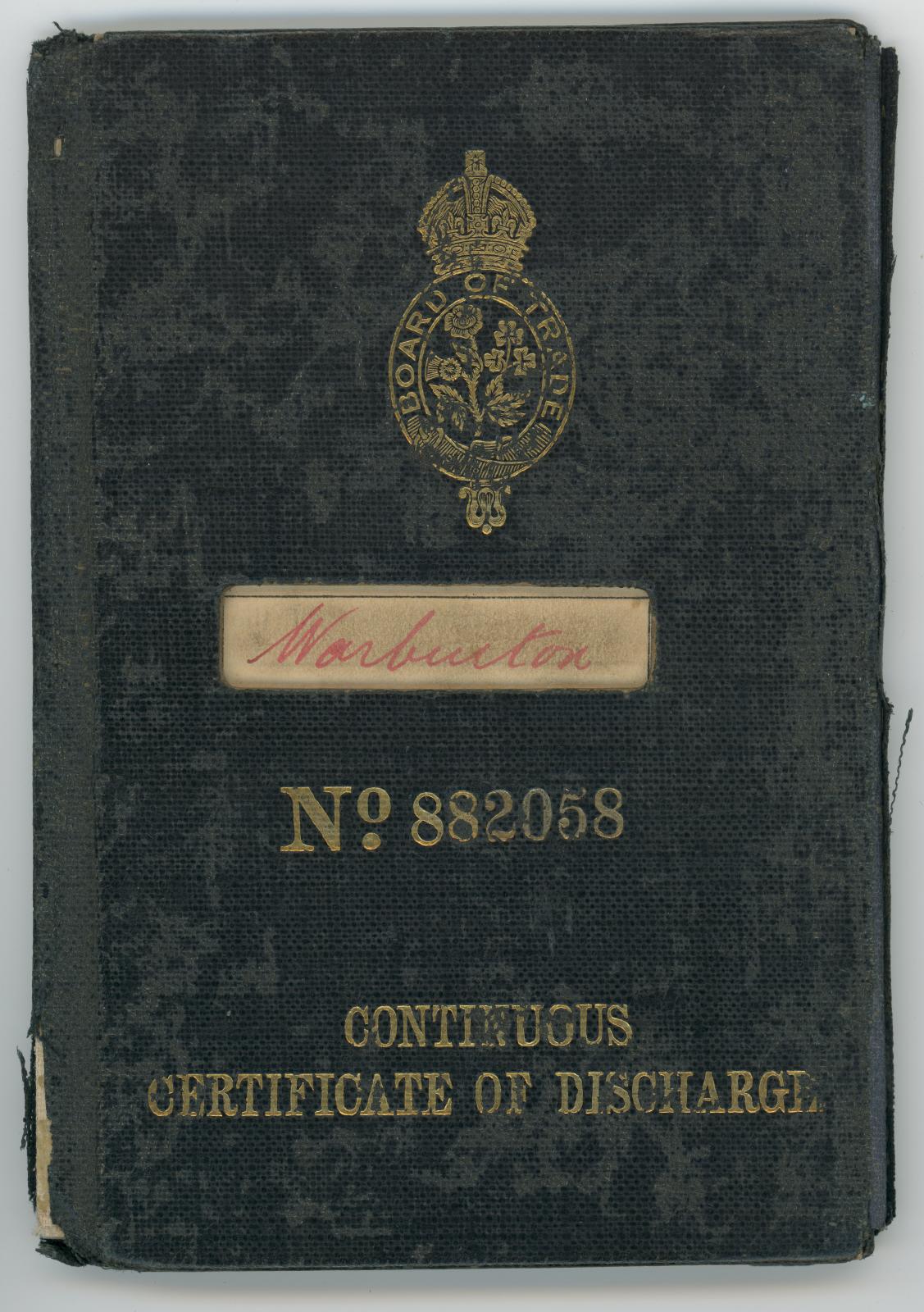 Continuous Certificate of Discharge Book