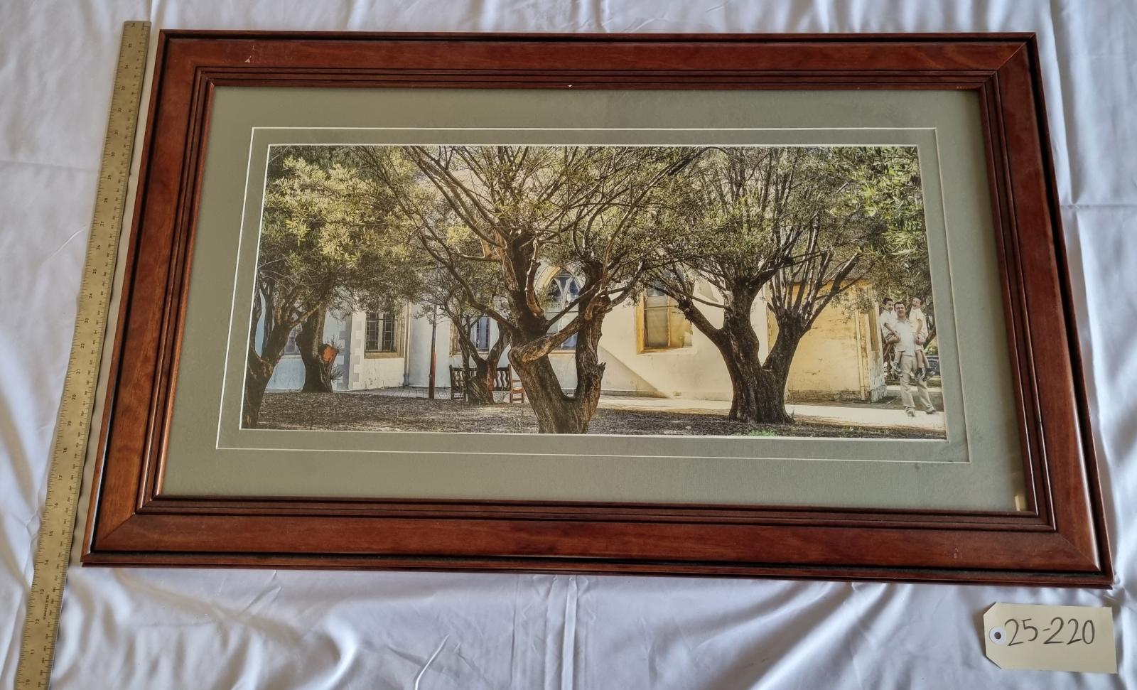 25-220 Large Landscape Photograph Take Outside of Wembley Campus Chapel image with scale and tag.