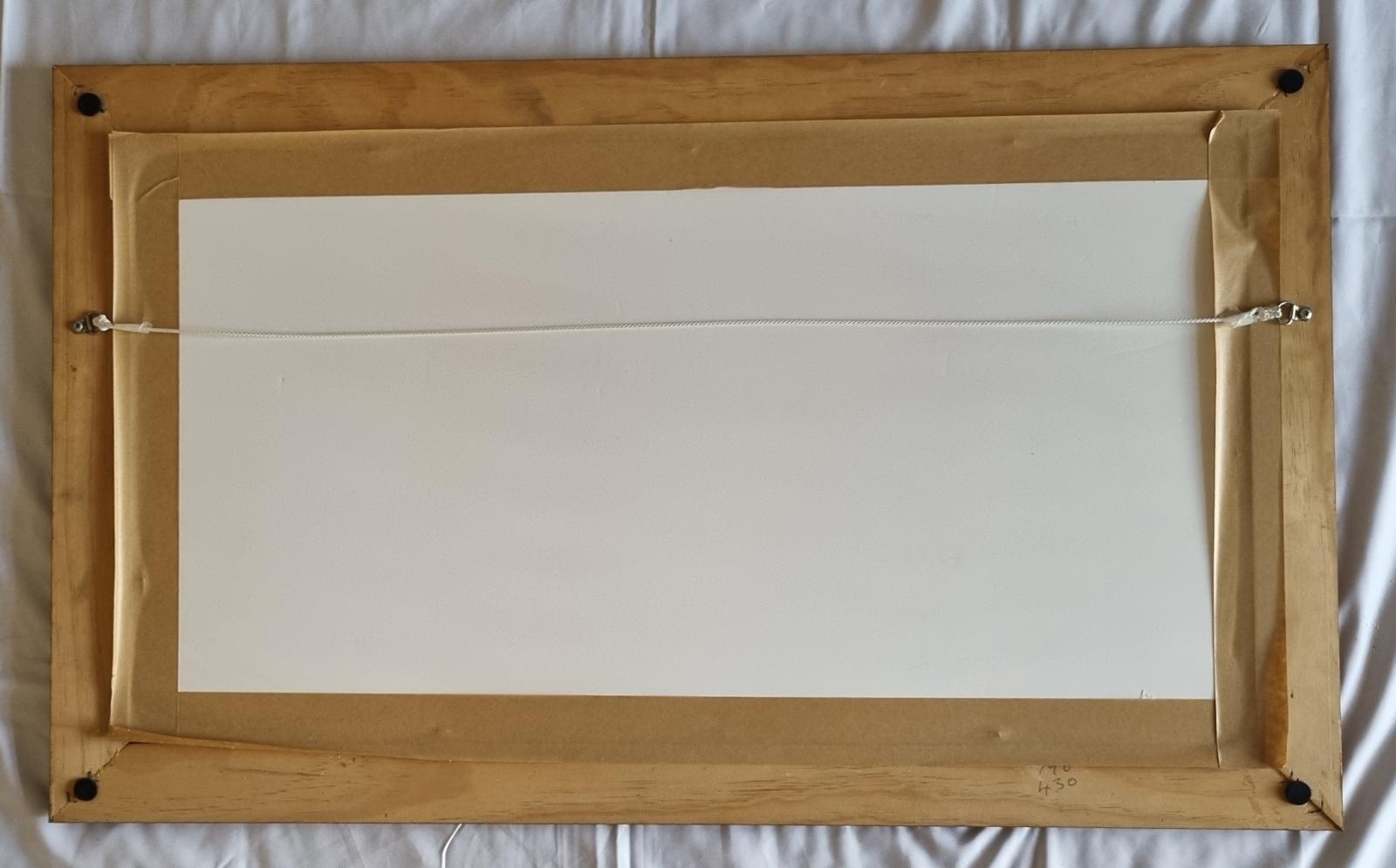 25-220 Large Landscape Photograph Take Outside of Wembley Campus Chapel back-side image with background.