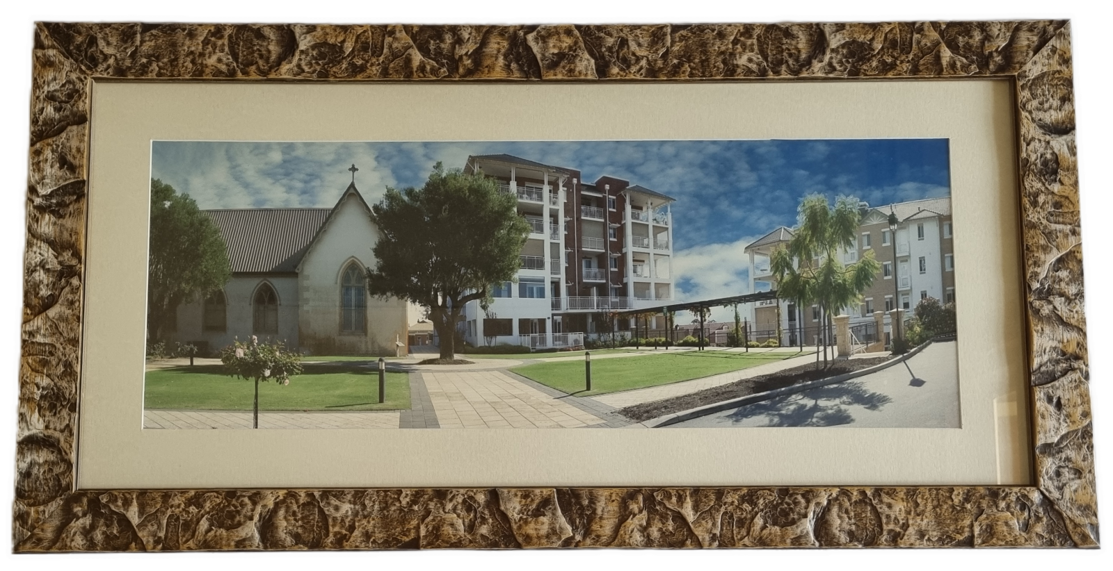 25-221 Landscape Photograph of Front of the Sr Martin Kelly Centre on Wembley Campus image without background.