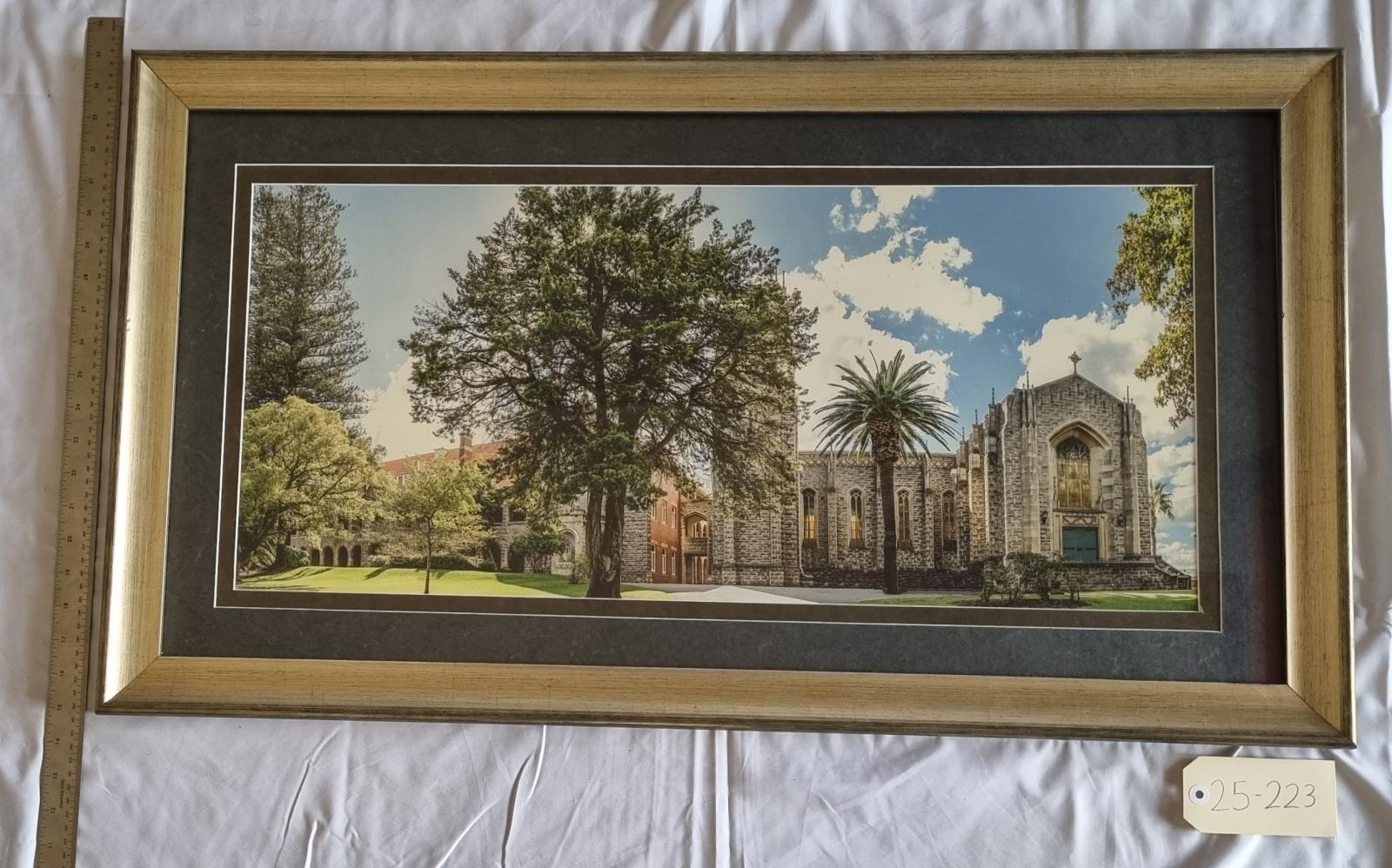 25-223 Landscape Photograph Taken of the Outside of the St Michael - The Archangel Chapel image with scale and tag.