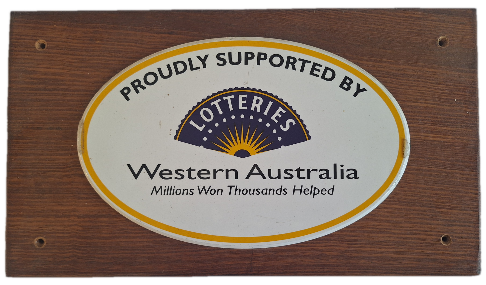 25-230 lottery support plaque without background image