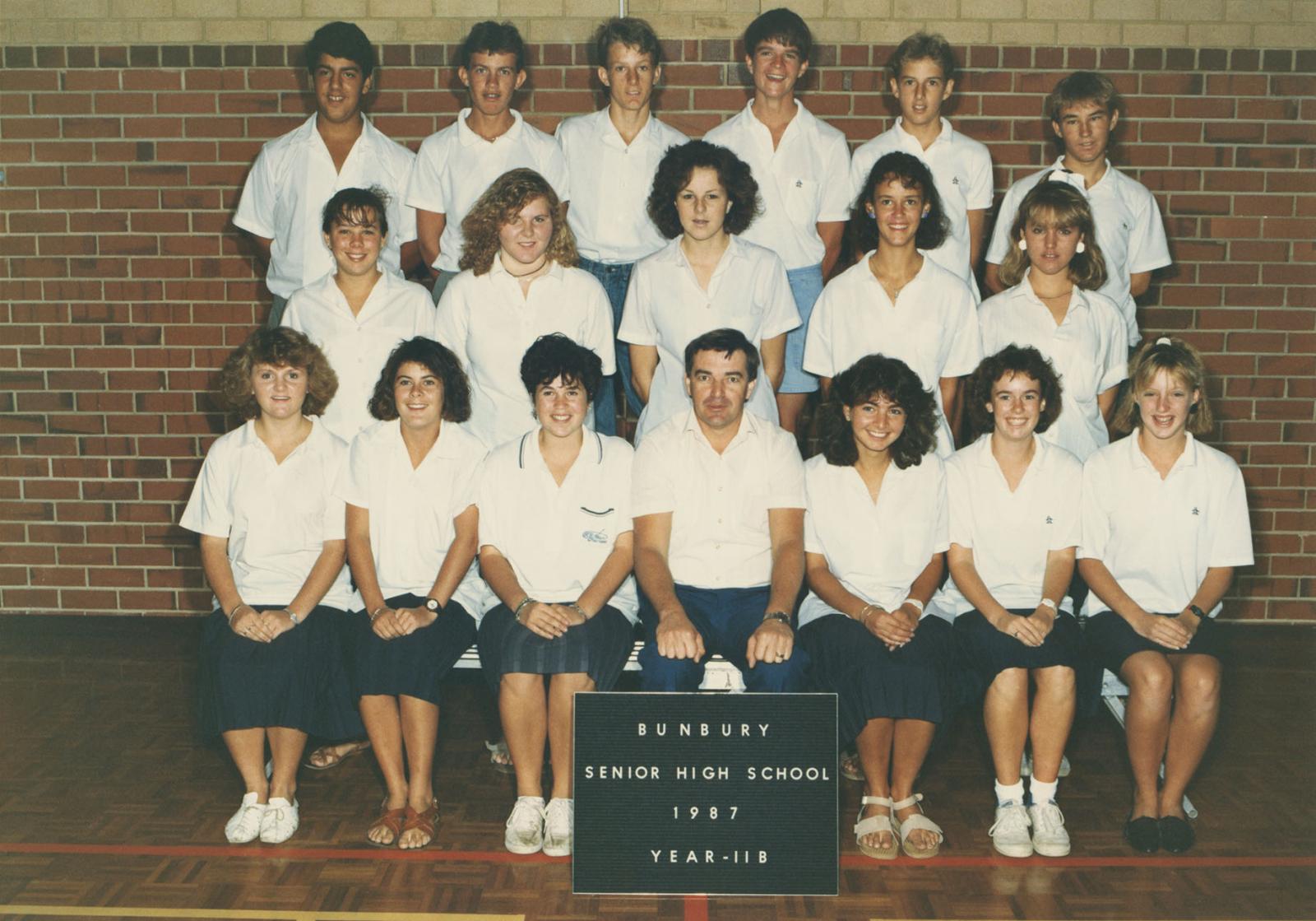 BSHS Year 11B Class Photograph 1987