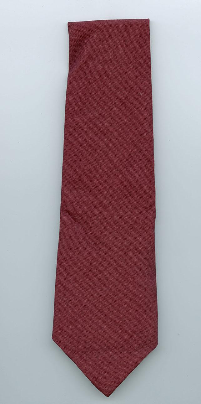 BSHS Plain Maroon Tie