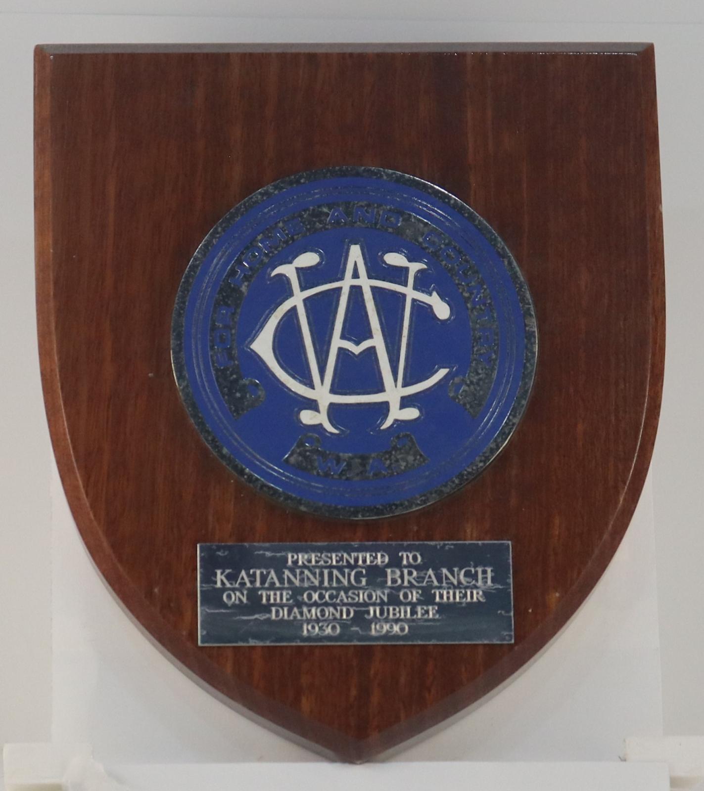 C.W.A. Diamond Jubilee Shield