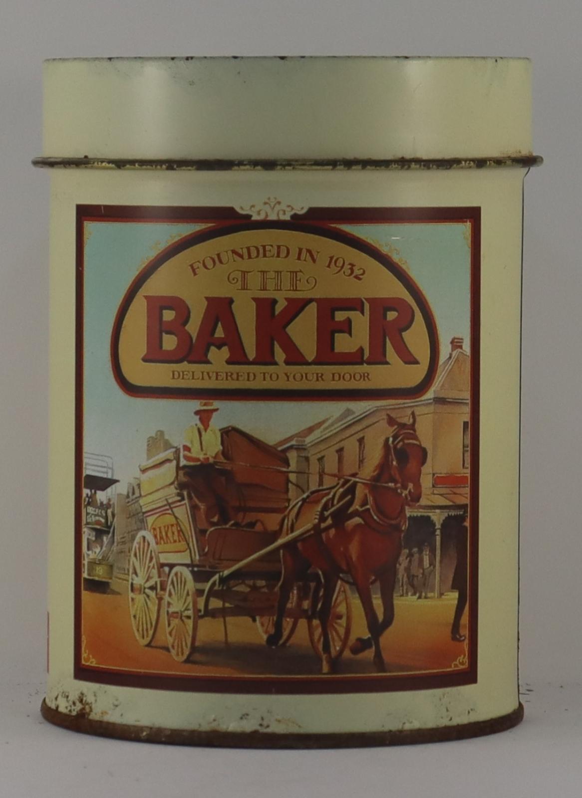 Front view of Coffee Tin