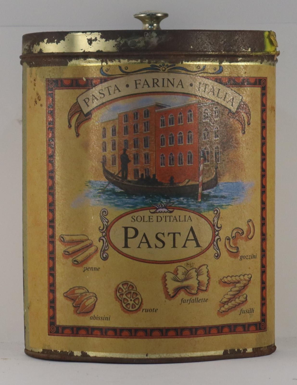 Front view of Pasta Tin