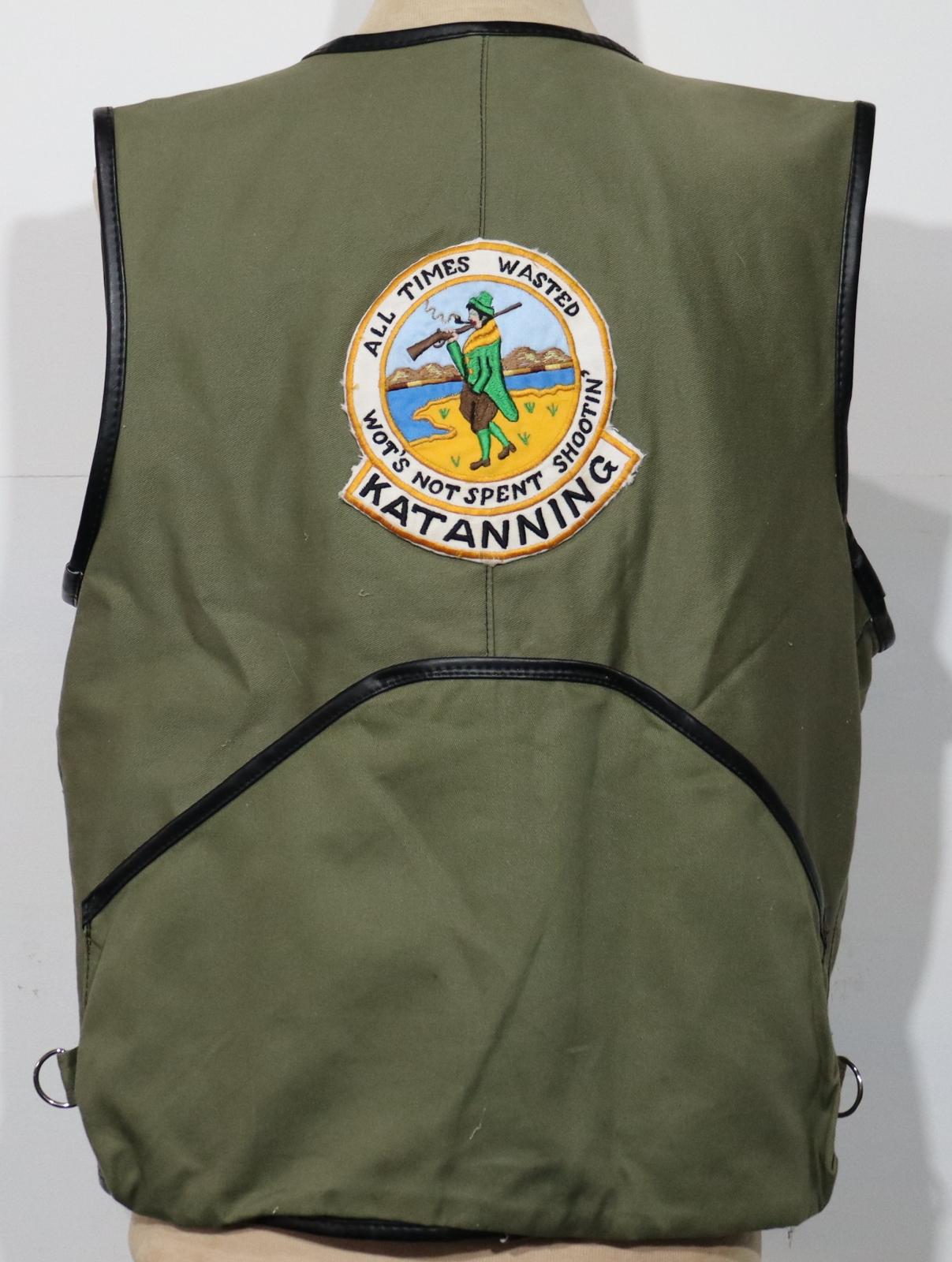 Back view of Khaki Vest 