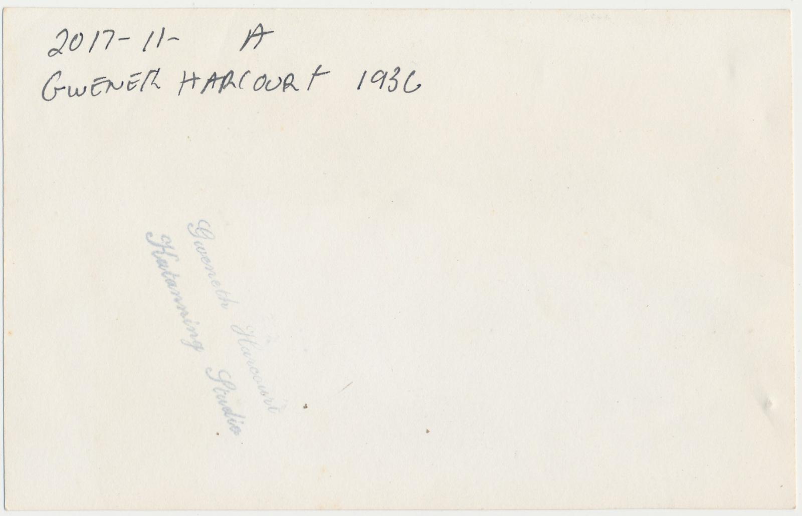 Back of photograph of River scene