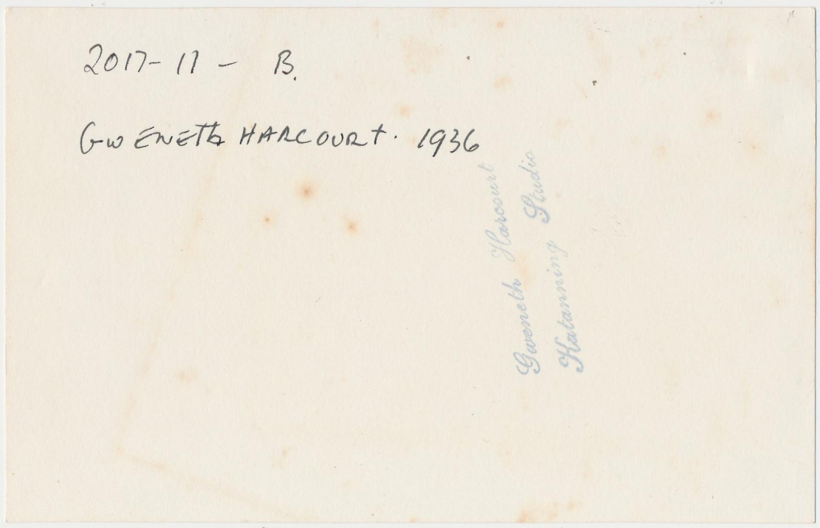 Back of photograph of River Scene