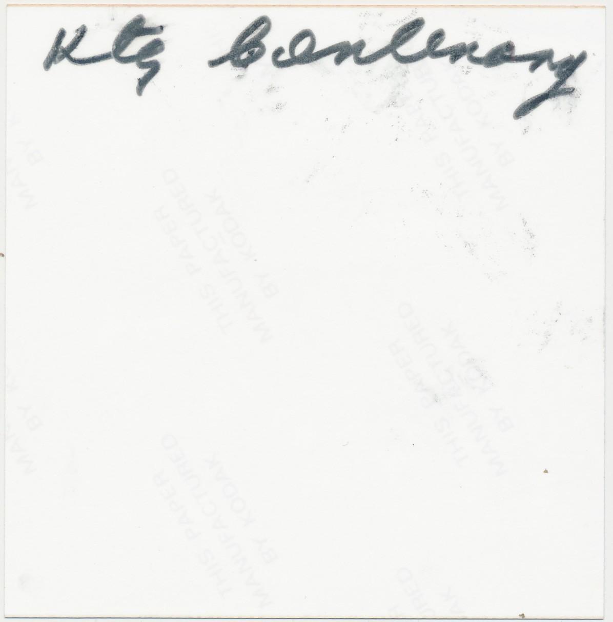 Back of photograph of Removal of Time Capsule