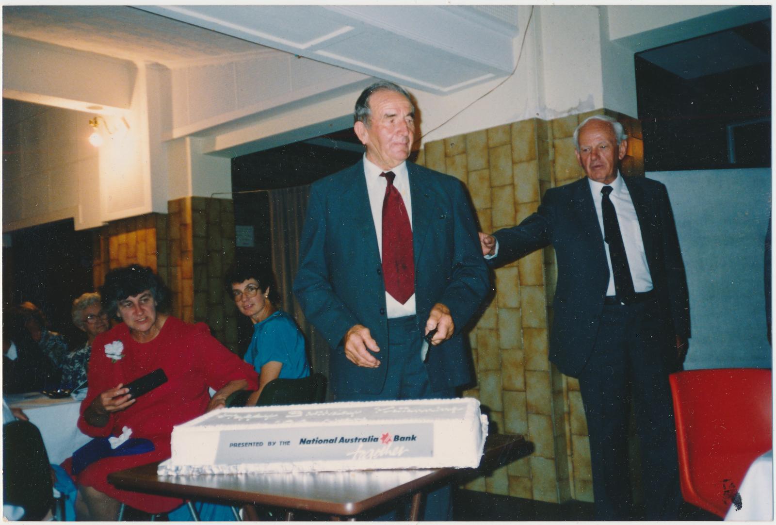 Wally Haddleton and Dick Old