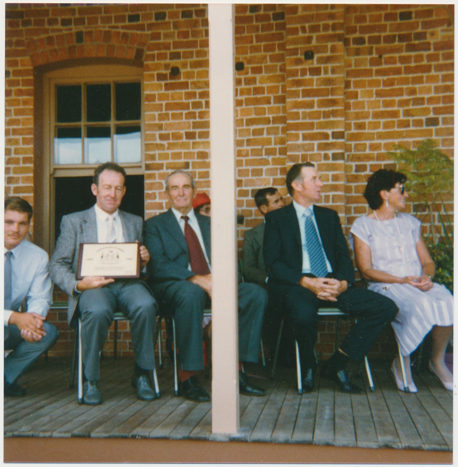 Centenary Plaque Presentation