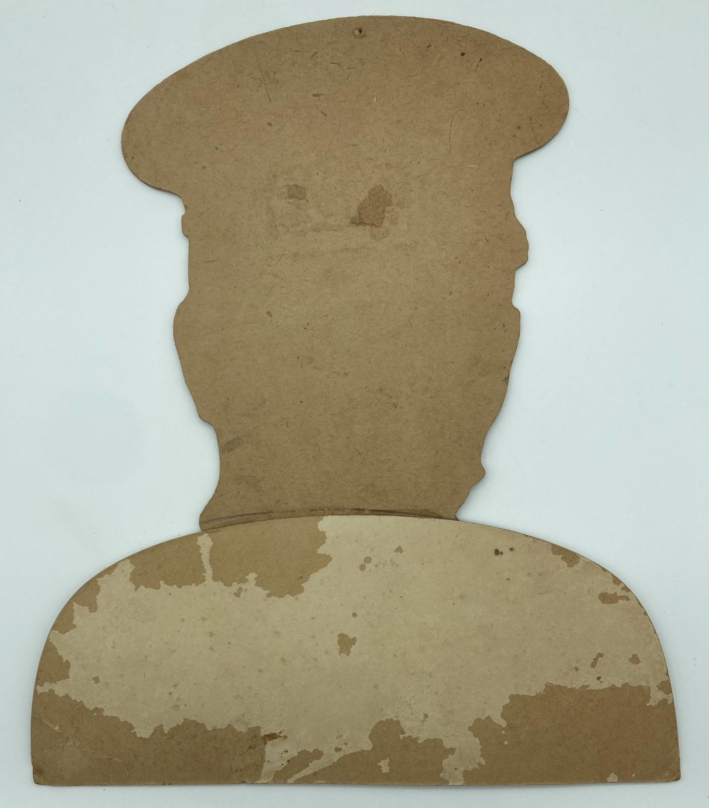 Lord Kitchener printed cardboard calendar - back view