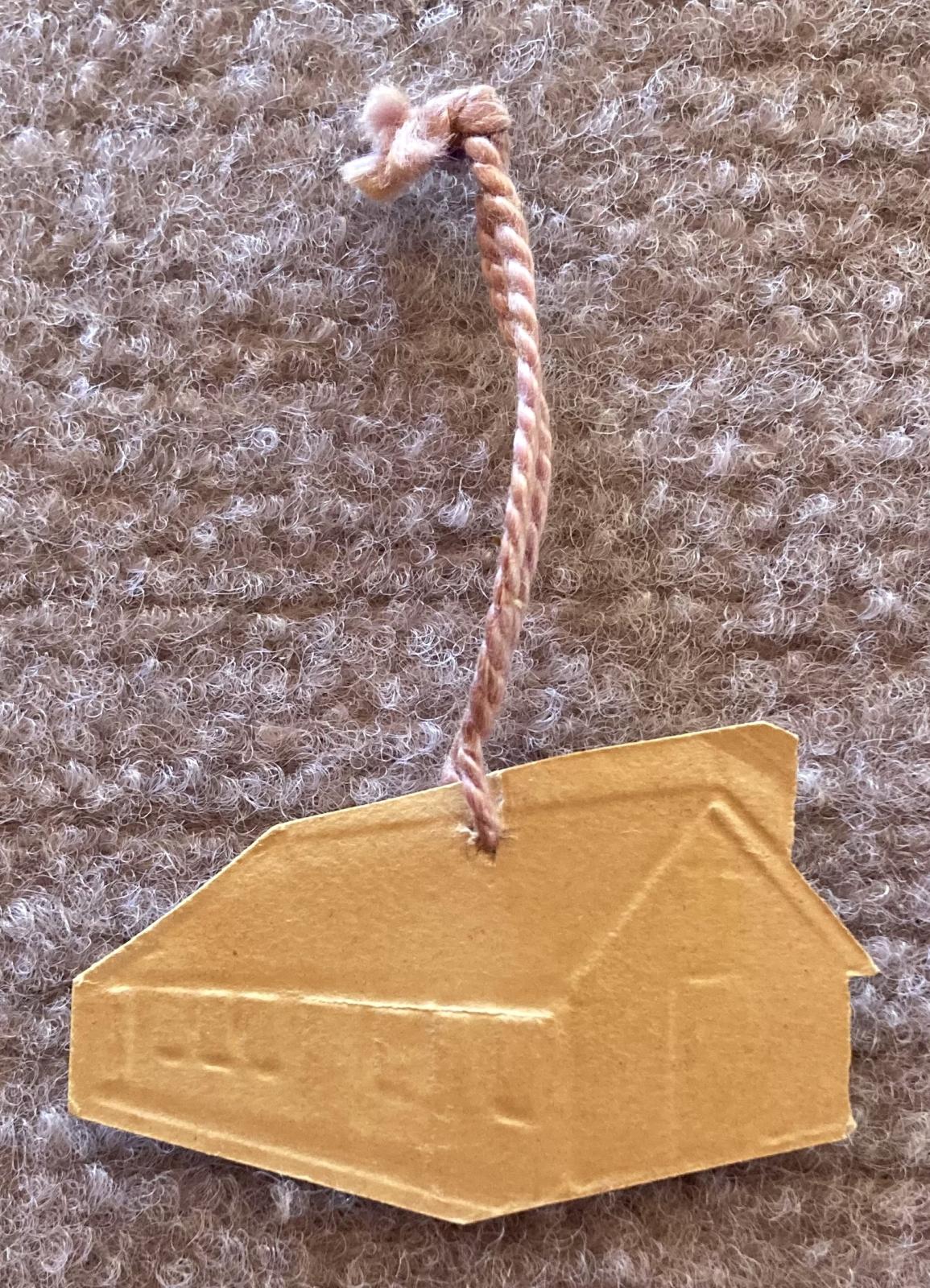Reverse of WWI fundraising tag - Church Army Recreation Hut